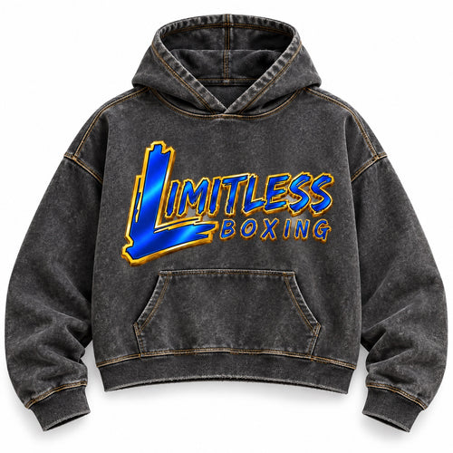 Limitless Boxing contrast design mockup