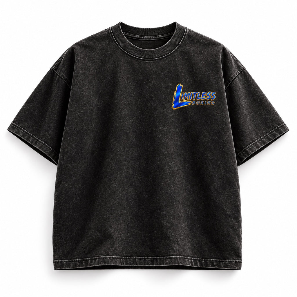 Limitless Boxing tee-front design mockup