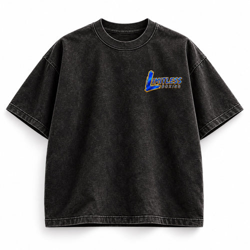 Limitless Boxing tee-front design mockup