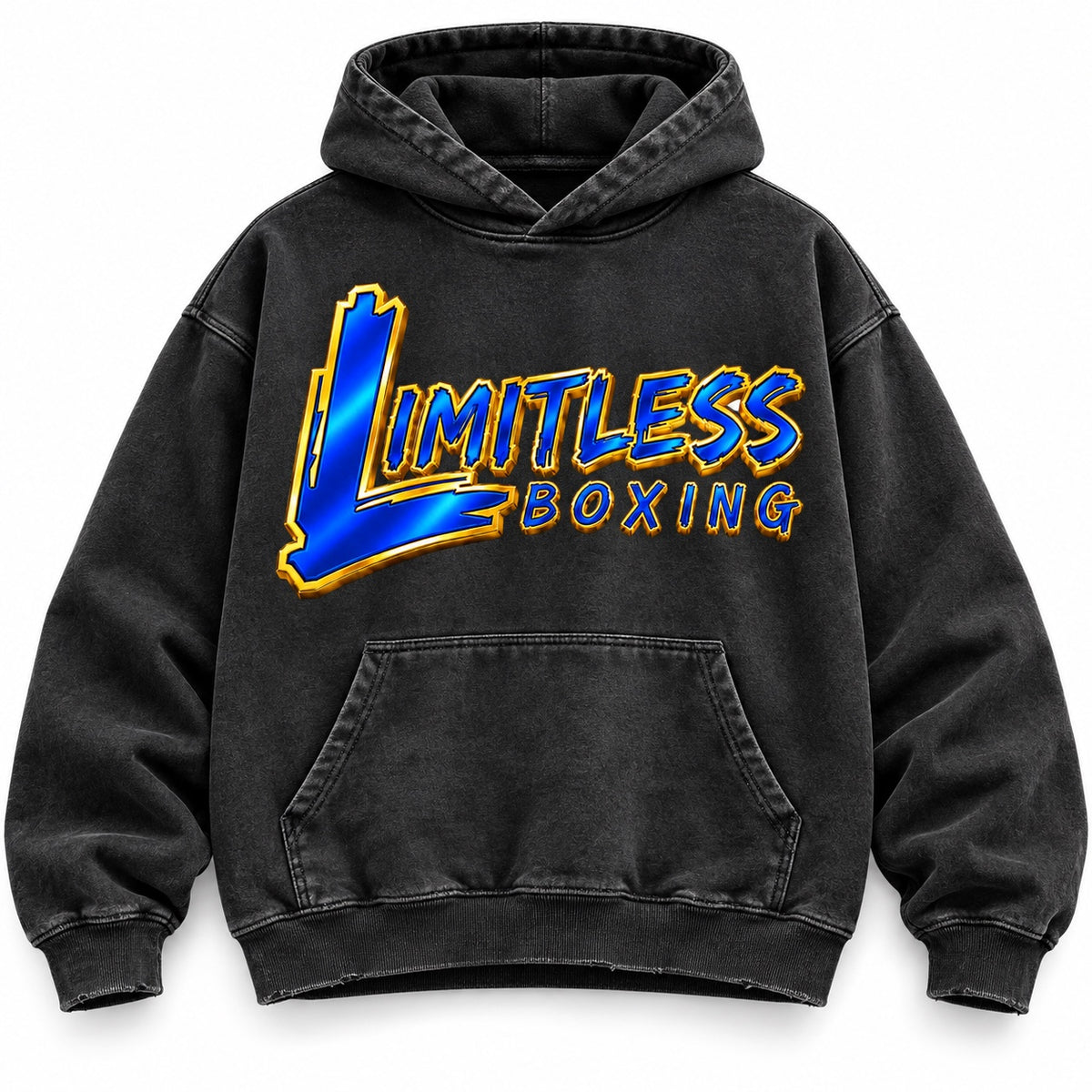 Limitless Boxing wash design mockup